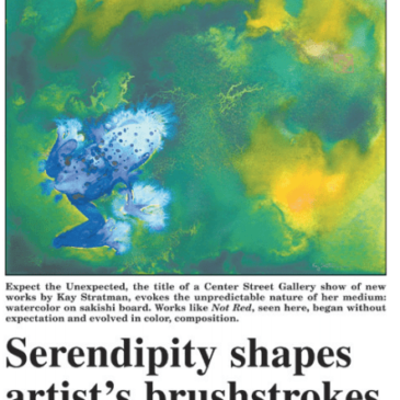 “Serendipity shapes artist’s brushstrokes” – Jackson Hole News & Guide 2009